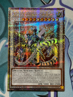 YuGiOh! TCG - Crystal Clear Wing Synchro Dragon - QCSR - RA04-EN059 - 1st Ed - Image 1