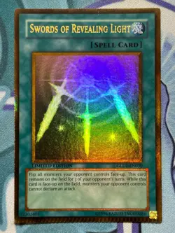 YuGiOh! TCG - *CRIMP* Swords of Revealing Light - Gold Rare - GLD1-EN030 - 1st - Image 4