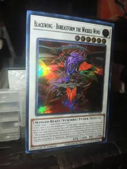 Yugioh Blackwing - Boreastorm the Wicked Wind (Ultra Rare 1st Ed) MP23-EN188 P - Image 2