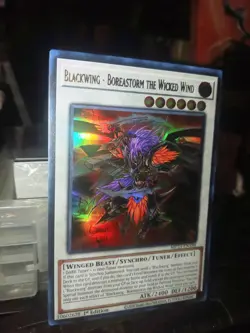 Yugioh Blackwing - Boreastorm the Wicked Wind (Ultra Rare 1st Ed) MP23-EN188 P - Image 3