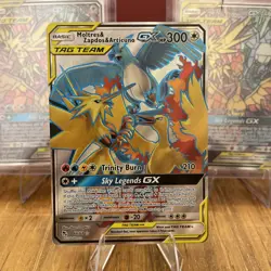 Moltres & Zapdos & Articuno GX 66/68 - Full Art Pokemon - Card Hidden Fates - NM - Image 1