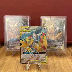 Moltres & Zapdos & Articuno GX 66/68 - Full Art Pokemon - Card Hidden Fates - NM - Image 3
