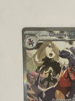 Pokemon TCG Cynthia's Garchomp EX Holo Card 232/182 Sv10: Destined Rivals Mint - Image 5