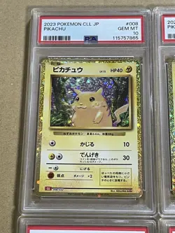 Pokemon Card Classic Psa10 Pikachu 4Th Consecutive Number - Image 2