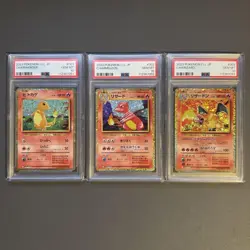 Psa10 Pokemon Card Classic Charizard Evolution Line Series - Image 1