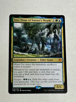 MTG - Uro, Titan of Nature's Wrath | Theros Beyond Death | Near Mint (Mythic) - Image 1