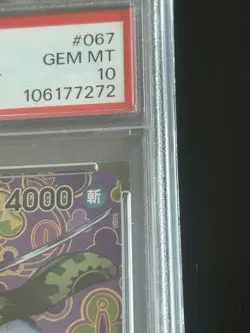 Psa10 One Piece Card Zoro Juro R Sp Op05-067 - Image 2