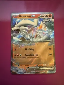 Reshiram EX 030/159 Full Art NM/M Journey Together Pokemon Card - Image 1