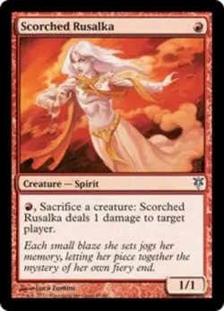 MTG - Scorched Rusalka - Duel Decks: Sorin vs. Tibalt - NM, English Magic FLAT R - Image 1