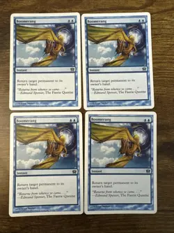 Boomerang - 9th Edition Core Set - Magic the Gathering MTG x4 - Image 1
