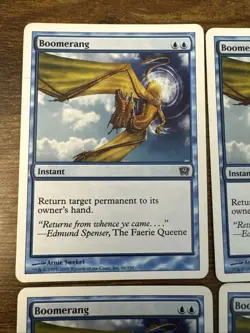 Boomerang - 9th Edition Core Set - Magic the Gathering MTG x4 - Image 2
