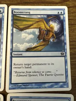 Boomerang - 9th Edition Core Set - Magic the Gathering MTG x4 - Image 3