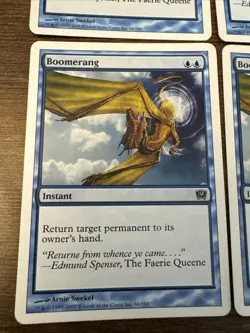 Boomerang - 9th Edition Core Set - Magic the Gathering MTG x4 - Image 4