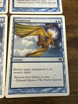 Boomerang - 9th Edition Core Set - Magic the Gathering MTG x4 - Image 5