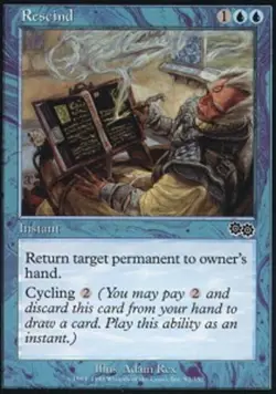 MTG - Rescind - Urza's Saga - NM, English Magic FLAT RATE SHIP - Image 1