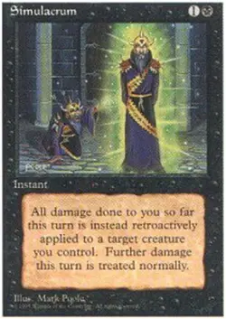 MTG - Simulacrum - 4th Edition - NM, English Magic FLAT RATE SHIP - Image 1