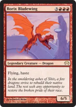 MTG - Rorix Bladewing - Planechase - NM, English Magic FLAT RATE SHIP - Image 1