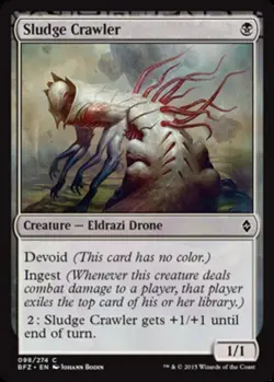 MTG - Sludge Crawler - Battle for Zendikar - NM, English Magic FLAT RATE SHIP - Image 1