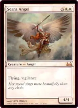 MTG - Serra Angel - Duel Decks: Divine vs. Demonic - NM, English Magic FLAT RATE - Image 1