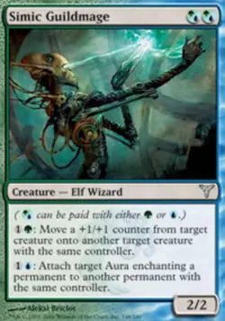 MTG - Simic Guildmage - Dissension - NM, English Magic FLAT RATE SHIP - Image 1
