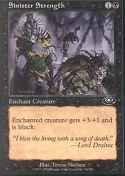 MTG - Sinister Strength - Planeshift - NM, English Magic FLAT RATE SHIP - Image 1