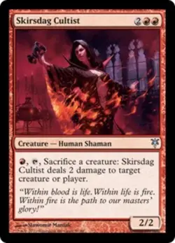 MTG - Skirsdag Cultist - Duel Decks: Sorin vs. Tibalt - NM, English Magic FLAT R - Image 1