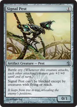 MTG - Signal Pest - Mirrodin Besieged - NM, English Magic FLAT RATE SHIP - Image 1
