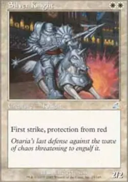 MTG - Silver Knight - Scourge - NM, English Magic FLAT RATE SHIP - Image 1