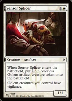 MTG - Sensor Splicer - New Phyrexia - NM, English Magic FLAT RATE SHIP - Image 1