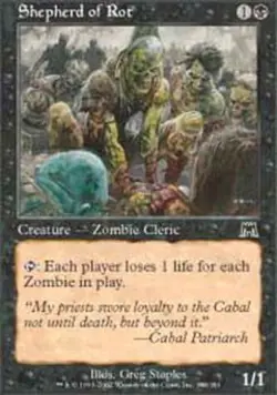 MTG - Shepherd of Rot - Onslaught - NM, English Magic FLAT RATE SHIP - Image 1