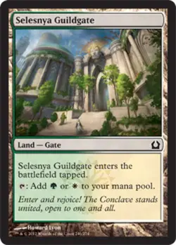 MTG - Selesnya Guildgate - Return to Ravnica - NM, English Magic FLAT RATE SHIP - Image 1