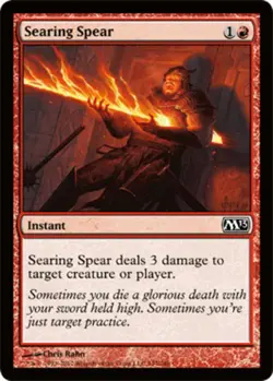 MTG - Searing Spear - Magic 2013 - NM, English Magic FLAT RATE SHIP - Image 1
