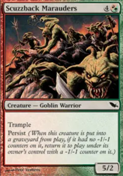 MTG - Scuzzback Marauders - Shadowmoor - NM, English Magic FLAT RATE SHIP - Image 1