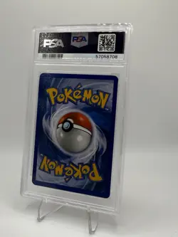 2000 Pokemon Base Set 2 10/130 Mewtwo Holo PSA NM-MT 8 - Image 2