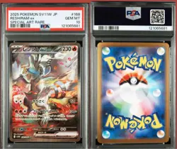 Value Reshiram Ex Sar Psa10 Pokemon Card Whitef - Image 1
