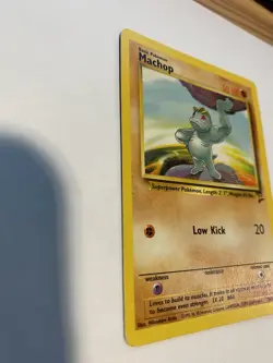 Machop 78/130 Pokemon Base Set 2 Unlimited Vintage Lp/mp - Image 3
