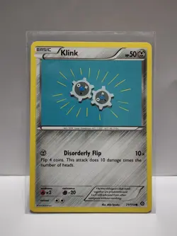 Klink 71/114 XY Steam Siege Regular Pokemon TCG Card [ENG]* - Image 1