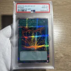 PSA10 Raigeki 25th QCSE Alt Art Yugioh Slifer the Sky Dragon Japan - Image 1