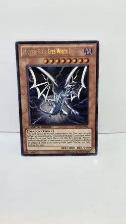 Yugioh Malefic Blue-Eyes White Dragon YMP1-EN002 Secret Rare Limited Edition LP - Image 1