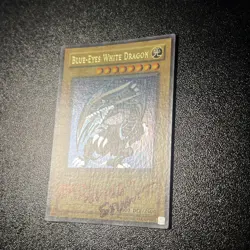 Yugioh LP WAVY Blue-Eyes White Dragon SDK-001 Signed by Eric Kaiba Stuart Ultra - Image 4