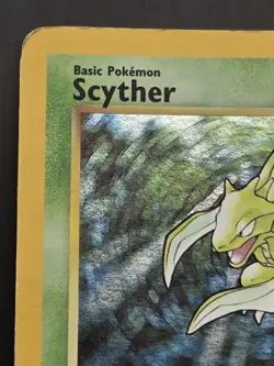 Pokemon Scyther Holo Rare Card 17/130 Base Set 2 - Image 2