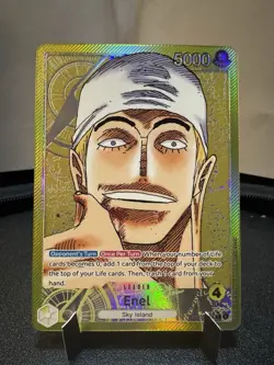 Enel OP05-098 Alt Art Leader One Piece Card Game English NM Parallel - Image 1
