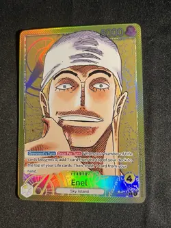 Enel OP05-098 Alt Art Leader One Piece Card Game English NM Parallel - Image 3