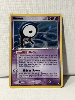 Unown A - A/28 - Pokemon Ex Unseen Forces Holo Rare Card LP - Image 1