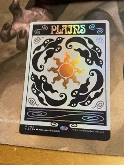 MTG Secret Lair Plains #888 SLD0888 Bonus Card IN HAND SHIPS FAST Foil - Image 1