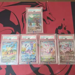 Pokemon Card Eevee Heroes VMAX HR PSA10 GEM MINT 5 Card Set Japanese Rare Japan - Image 1