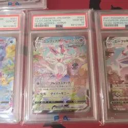 Pokemon Card Eevee Heroes VMAX HR PSA10 GEM MINT 5 Card Set Japanese Rare Japan - Image 5