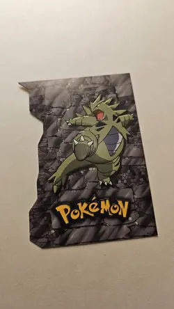 Tyranitar 18 OF 18 - Johto League Champions Die cut - TOPPS POKEMON CARD - NM/LP - Image 1