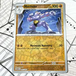 2023 Pokemon Card MACHOKE 067/165 Reverse Holo SV: Scarlet & Violet 151 - Image 1