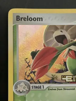 Pokemon 2005 EX-Emerald Breloom 22/106 Reverse Holo Stamped Card - Image 3